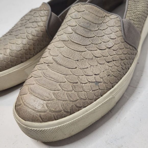 Vince Snake Skin Slip-On Sneaker Size 7 - Picture 7 of 13